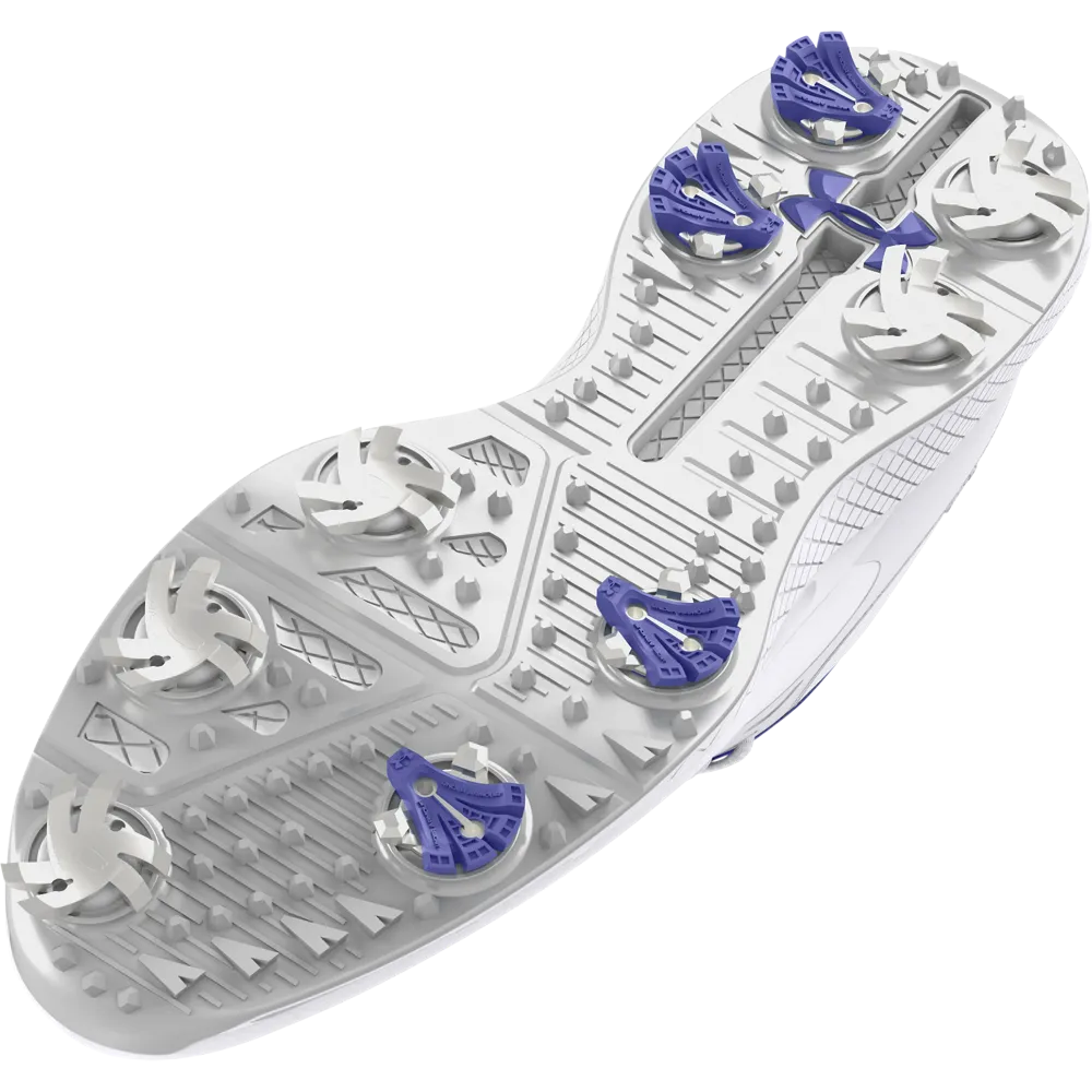 2024 Under Armour Women's Charged Breathe 2 Shoes - White/Starlight/Metallic Silver
