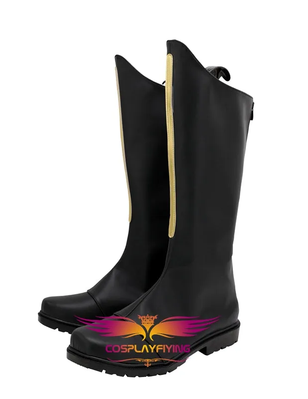 Comics JoJo's Bizarre Adventure Kujo Jotaro Star Platinum Cosplay Shoes Boots Custom Made for Adult Men and Women Halloween Carnival