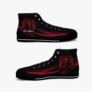 Death Note Kira Red Black A-Star Mid Anime Shoes