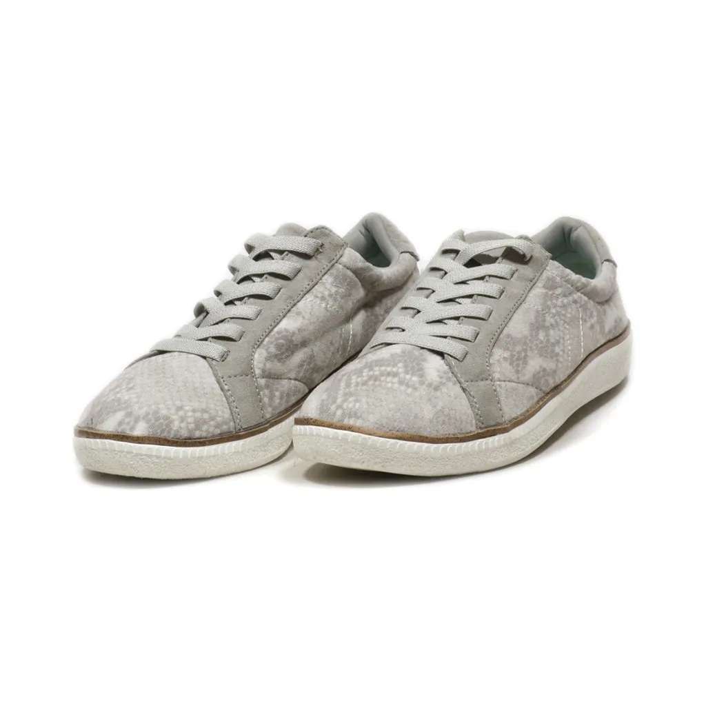 Dr. Scholl'S Lace Ups Fabric Grey Colour For Women