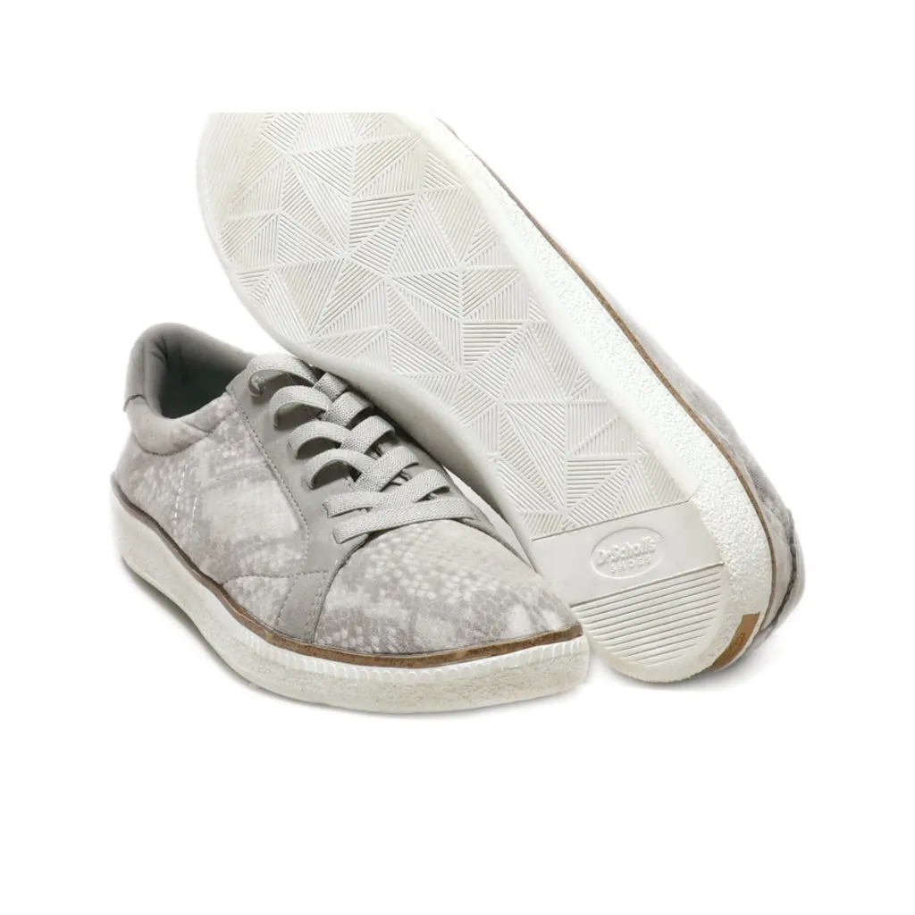 Dr. Scholl'S Lace Ups Fabric Grey Colour For Women