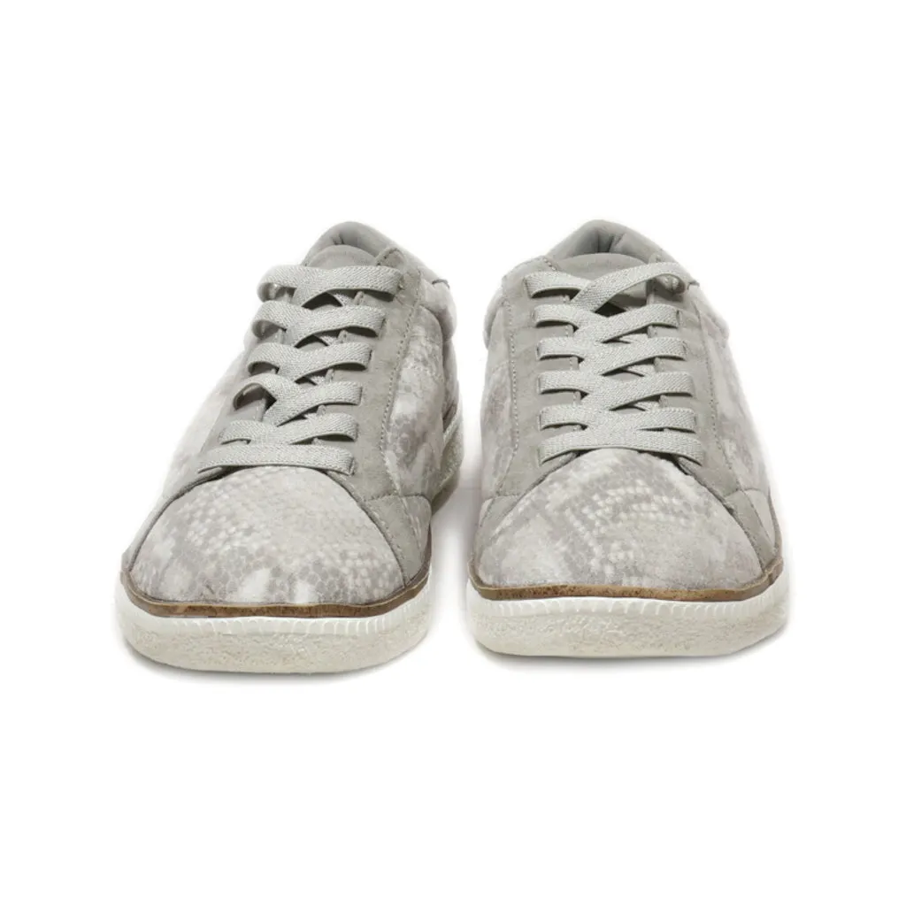 Dr. Scholl'S Lace Ups Fabric Grey Colour For Women