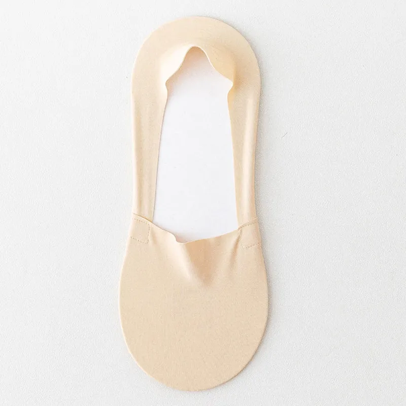Invisible anti-slip cotton socks for better comfort and grip