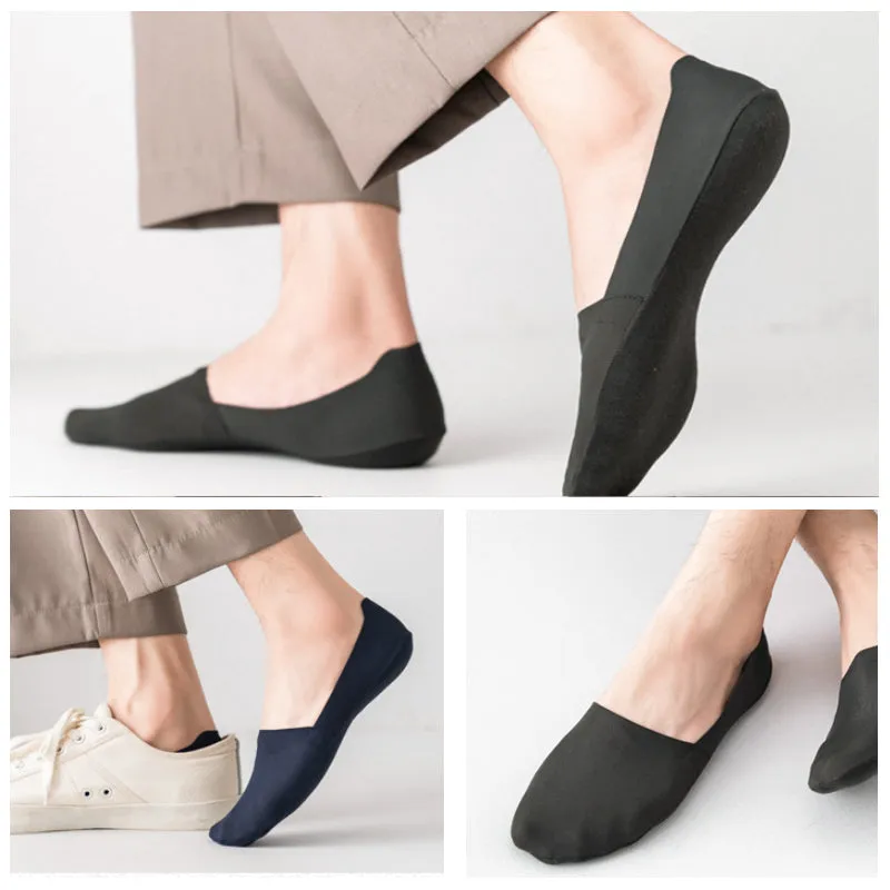 Invisible anti-slip cotton socks for better comfort and grip