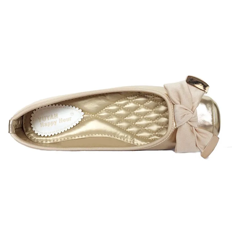 Spring Autumn Soft Leather Flats for Women Sweet Flat Heel Fashion Women's Flats Office Laides Brand Shoes Woman Plus Size 41